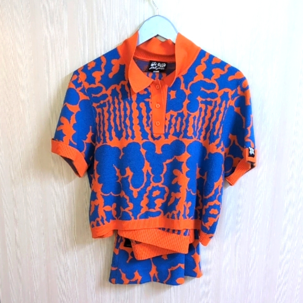 Lazy Oaf Crop Polo Top